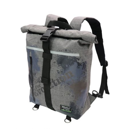 Velkoobchodní voděodolný batoh s rolovacím vrchem a sponou, vnitřní vrstva voděodolná - Motocyklový sportovní přilba Cyklistický batoh
